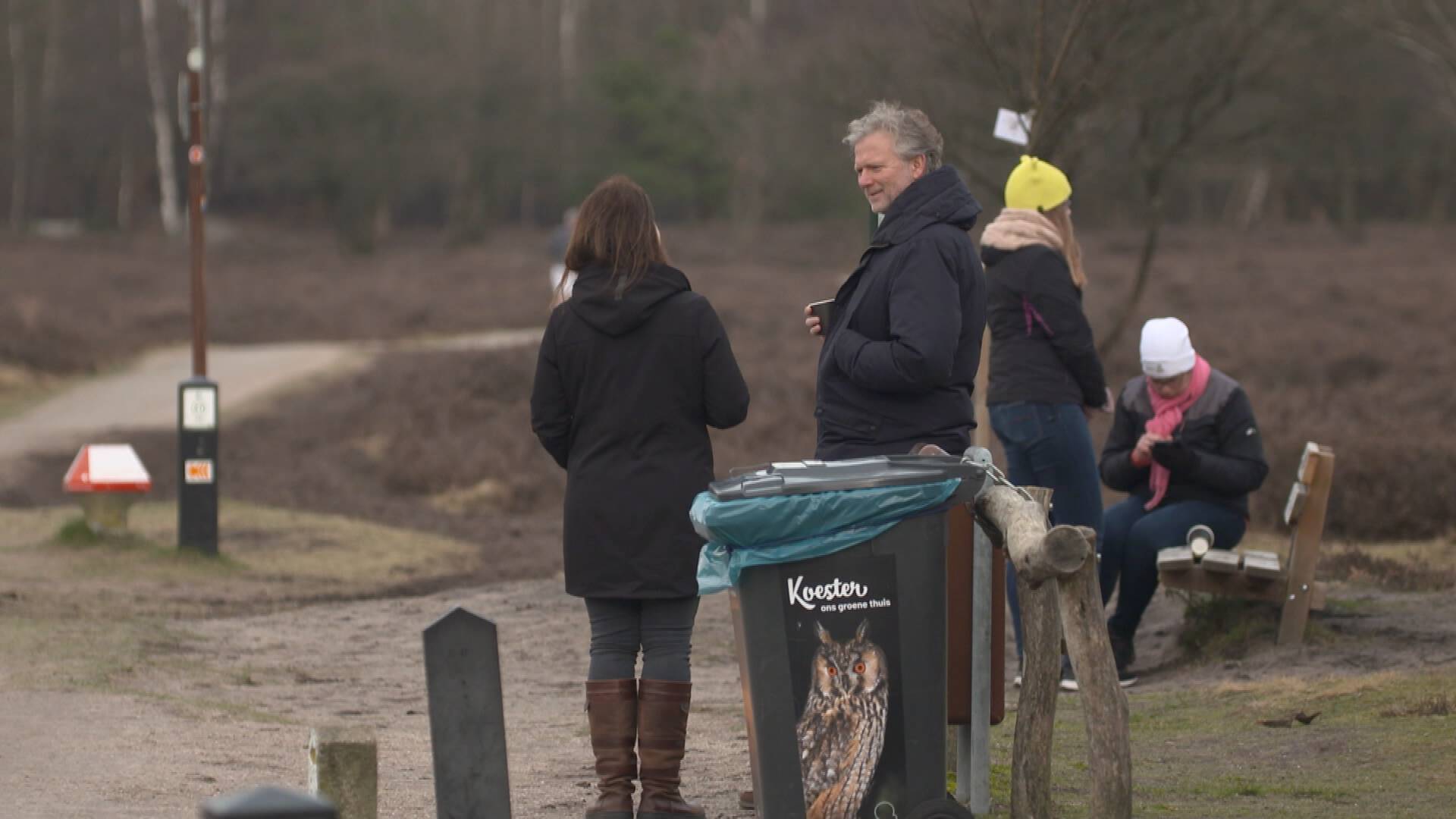 Zwerfafval Larense heide