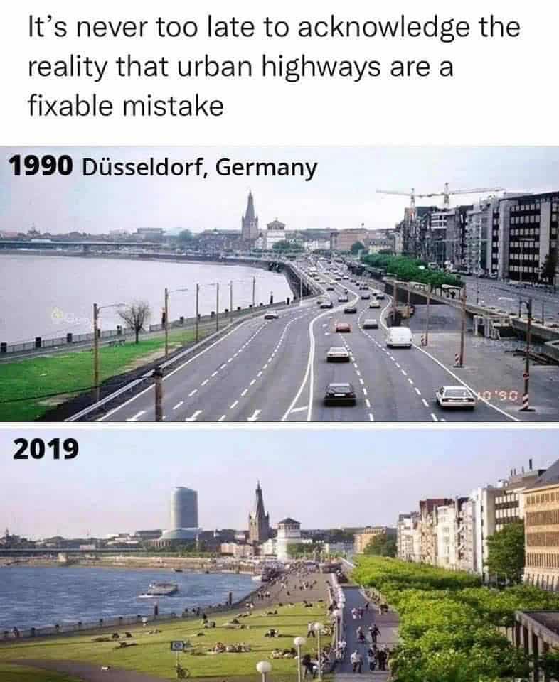 Dusseldorf toen 1990 en nu 2019